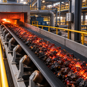 Fire Resistant Conveyor Belt for High-Risk Material Handling