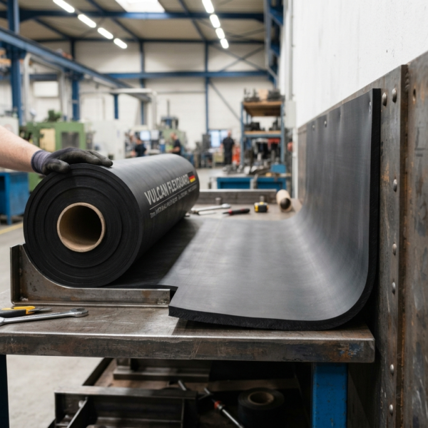 Industrial rubber sheets for engineering and protective applications